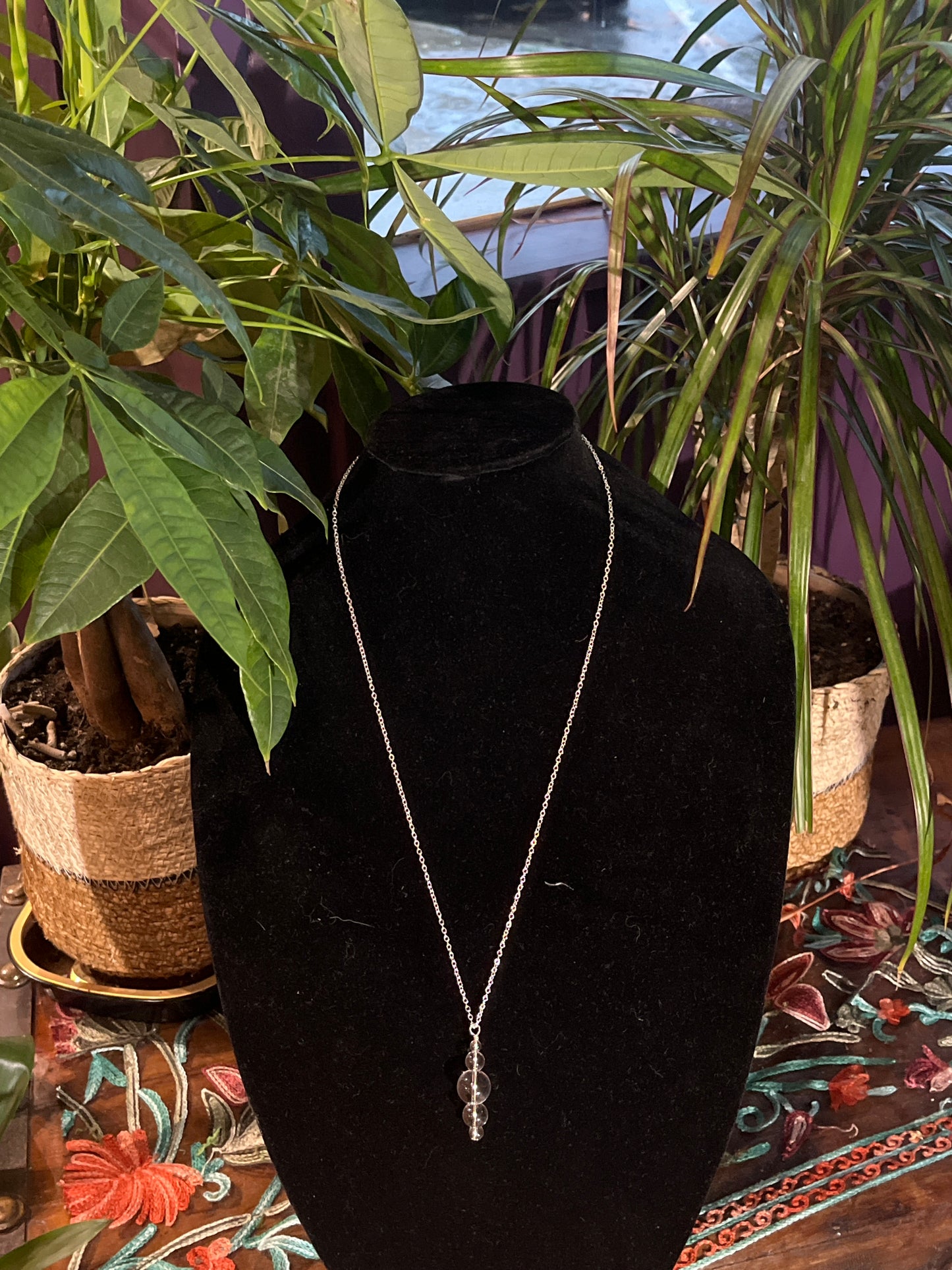Quartz Necklace by Ceilidh Creations