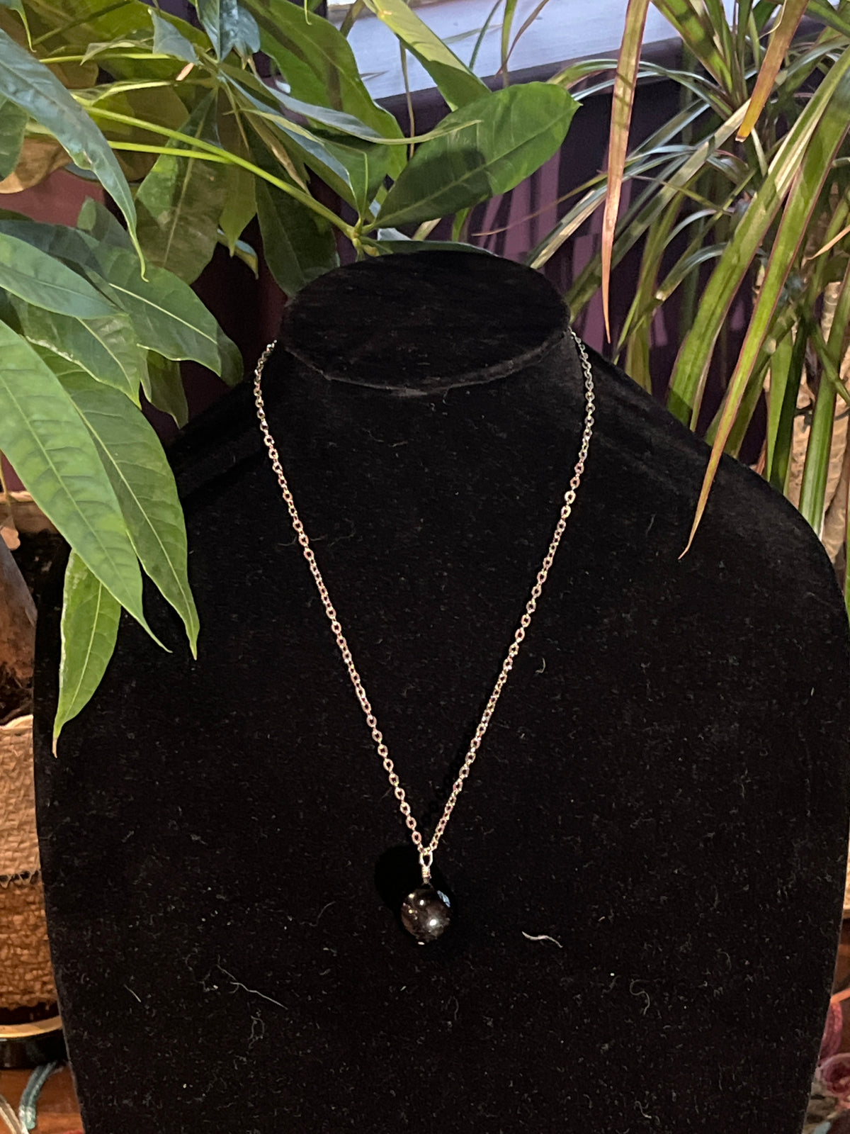 Black Tourmaline Necklace by Ceilidh Creations