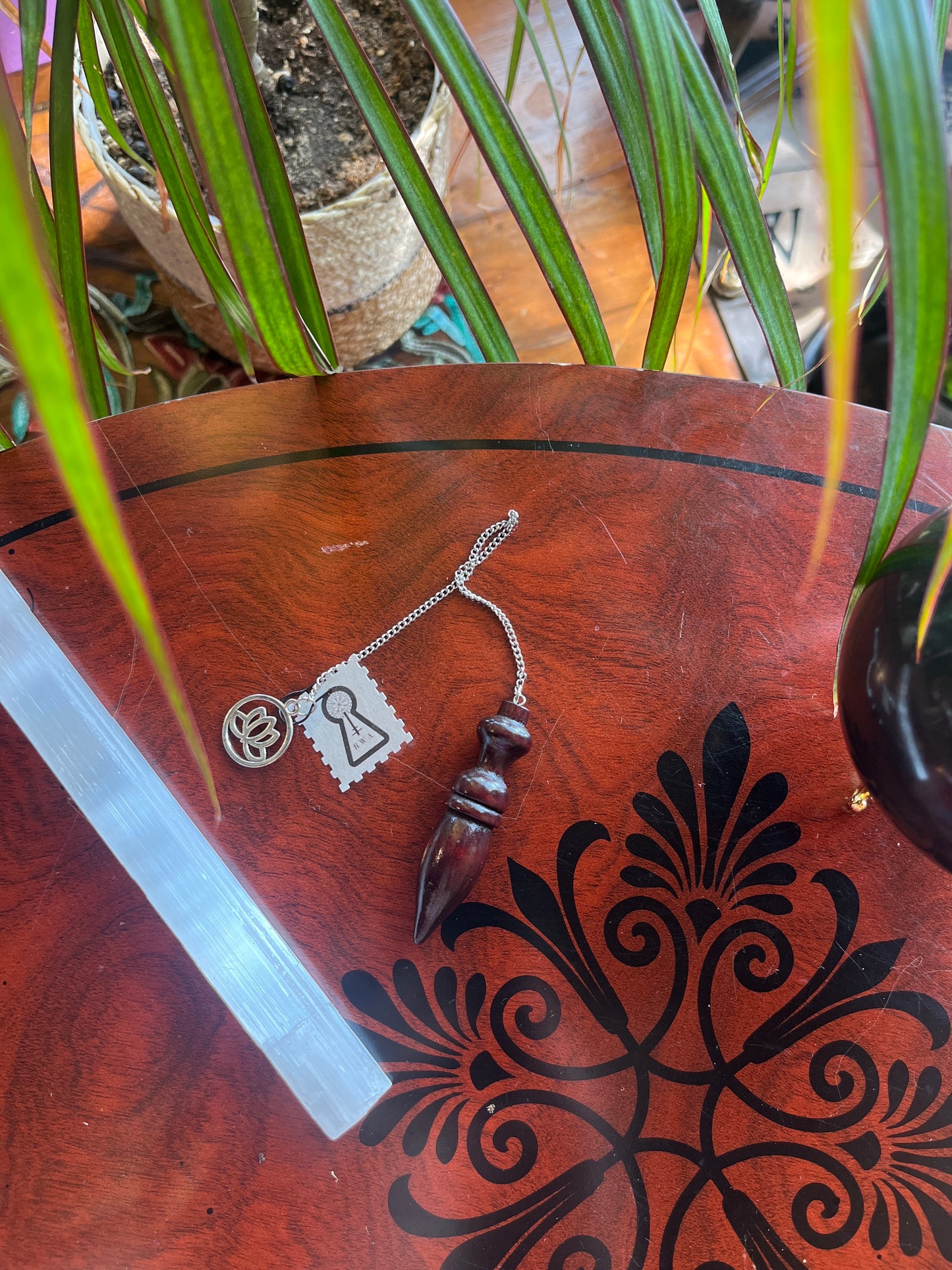 Wooden Pendulum by Ryascy's Witchy Arts