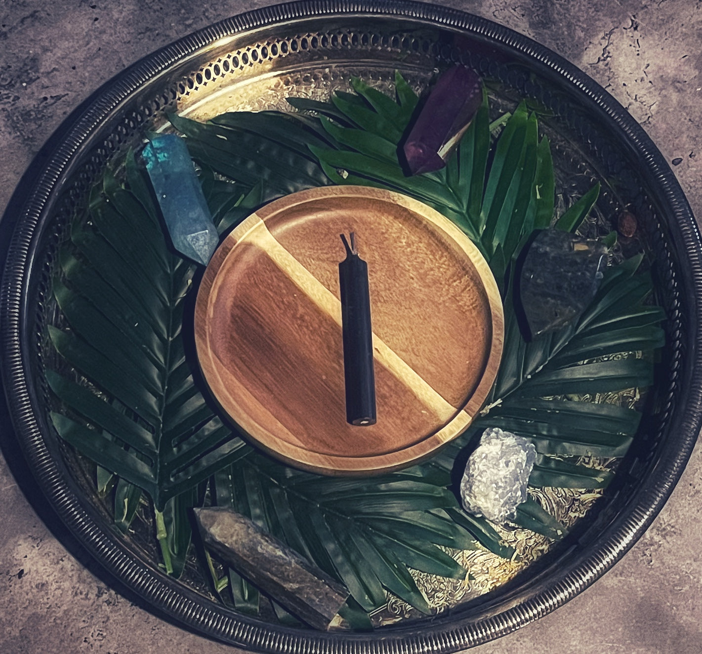 Chime Spell Candle - Black