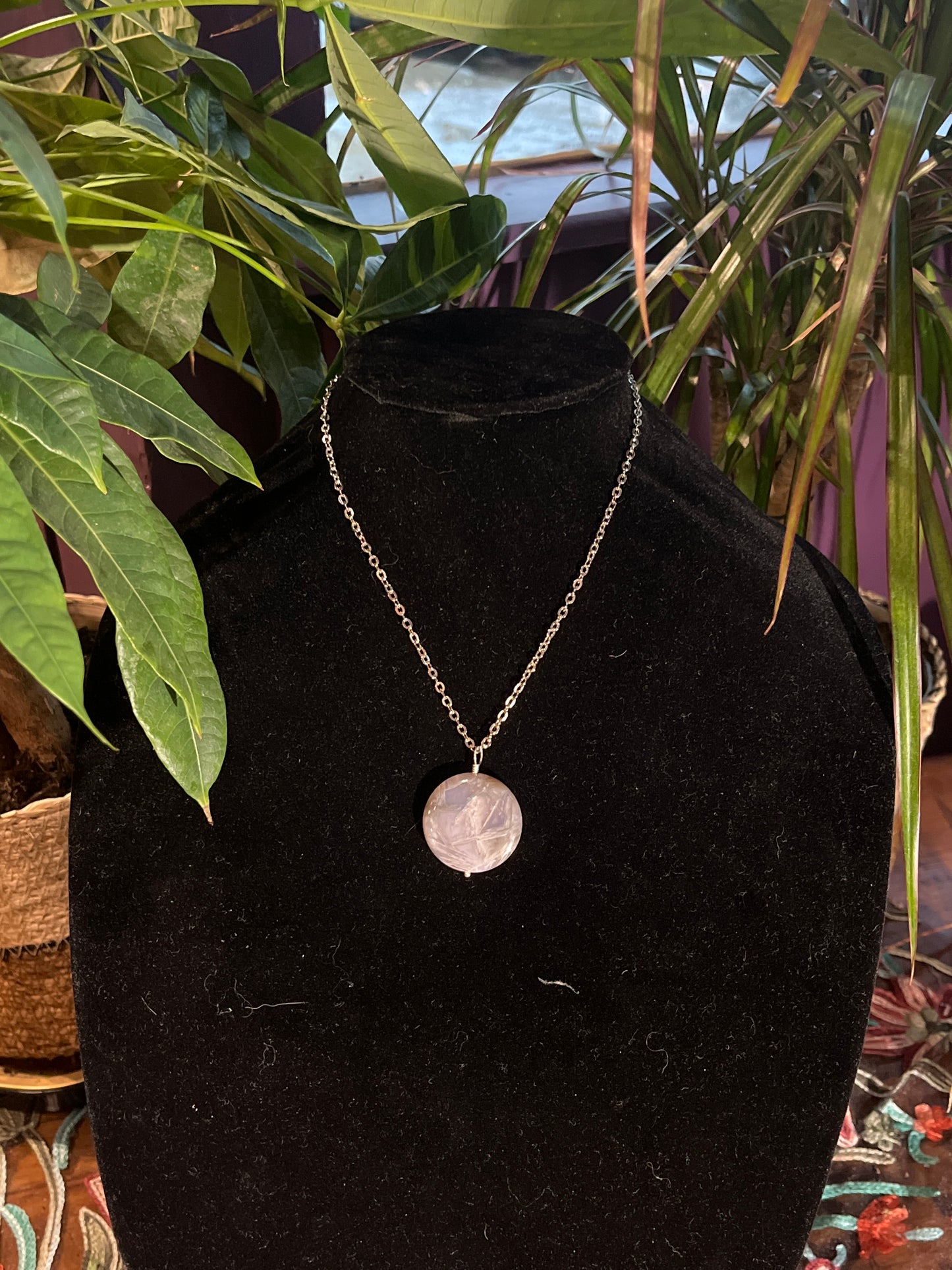 Sagenite Agate Necklace by Ceilidh Creations