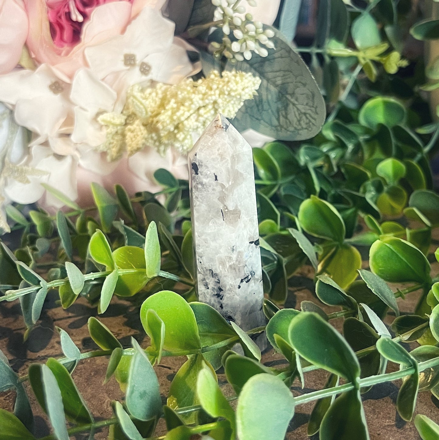 Rainbow Moonstone Tower 3"