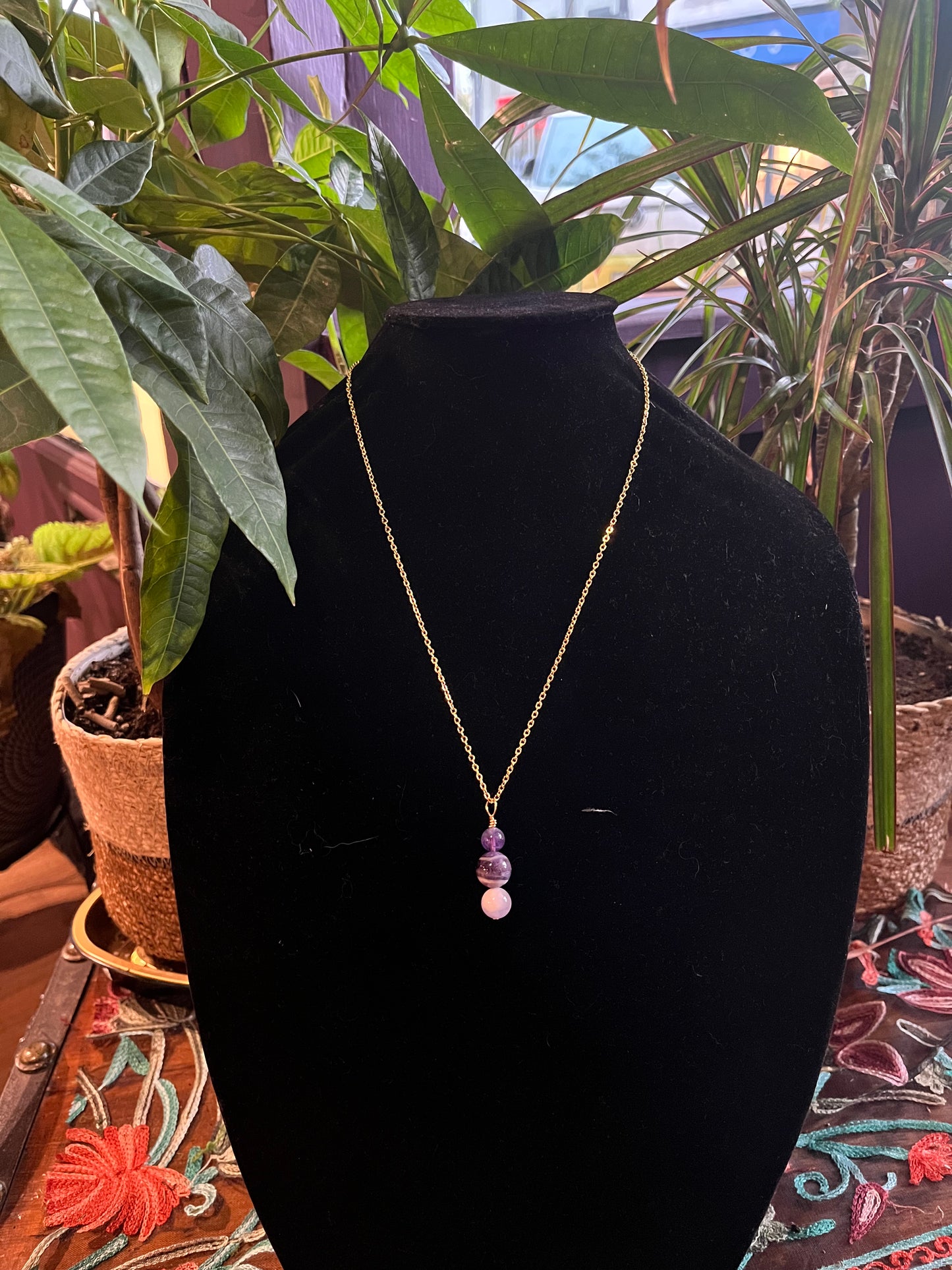Amethyst Necklace by Ceilidh Creations