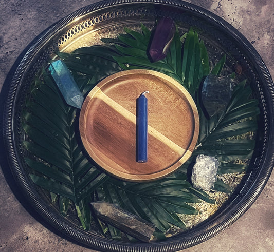 Chime Spell Candle - Dark Blue