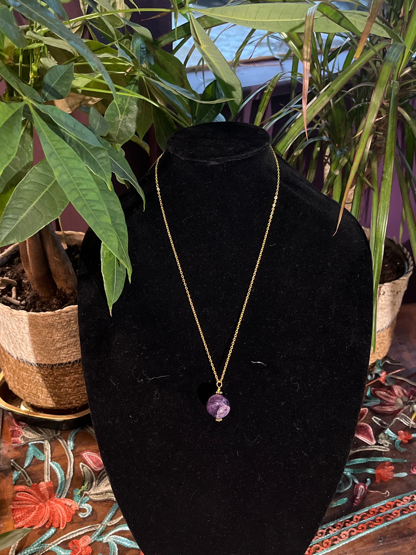 Amethyst  Necklace by Ceilidh Creations