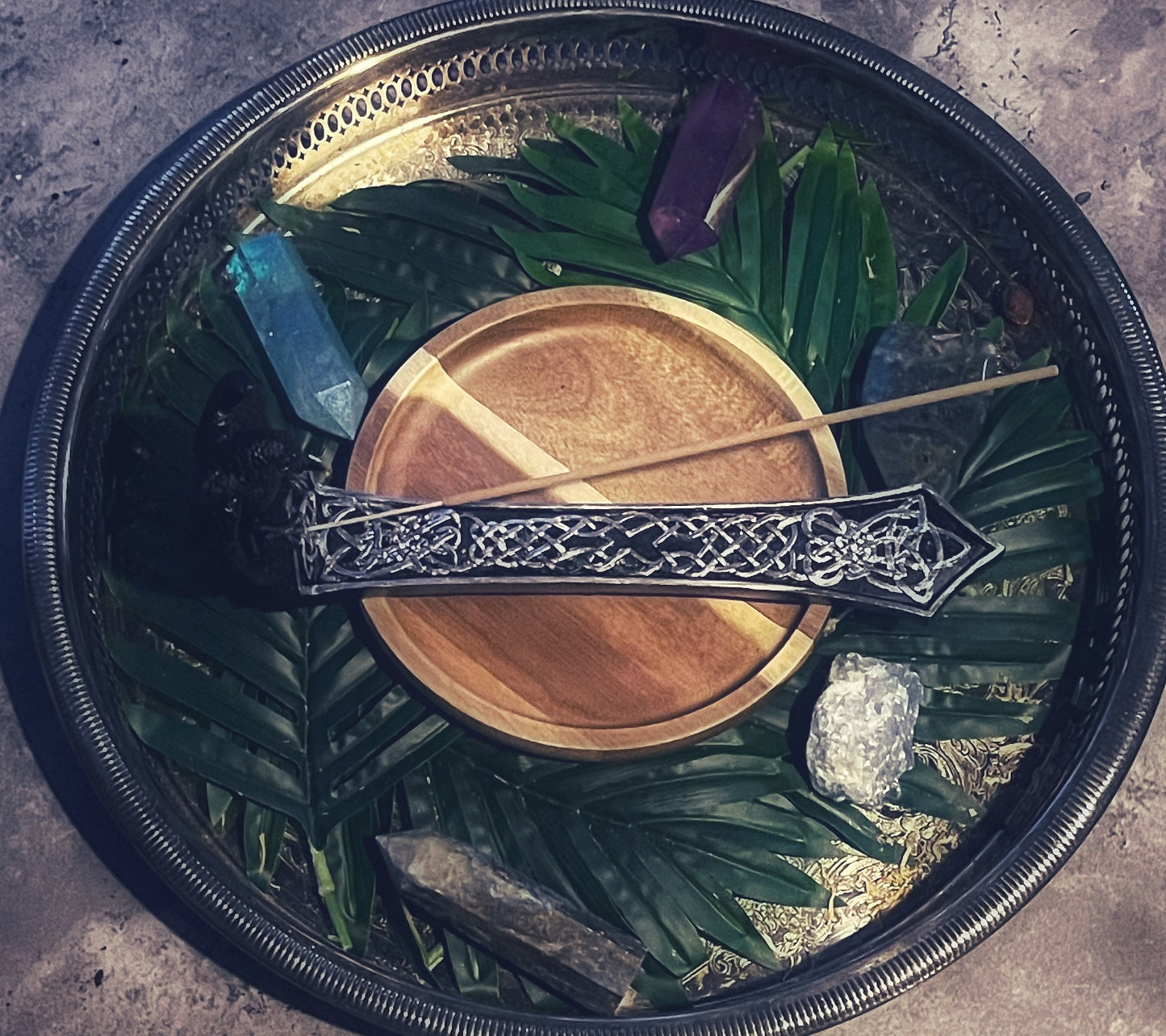 Raven Boat Incense Burner