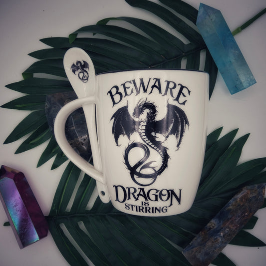 Beware Dragon Mug