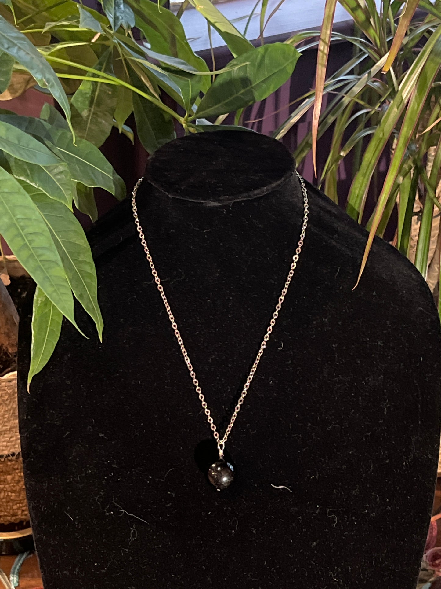 Black Tourmaline Necklace by Ceilidh Creations