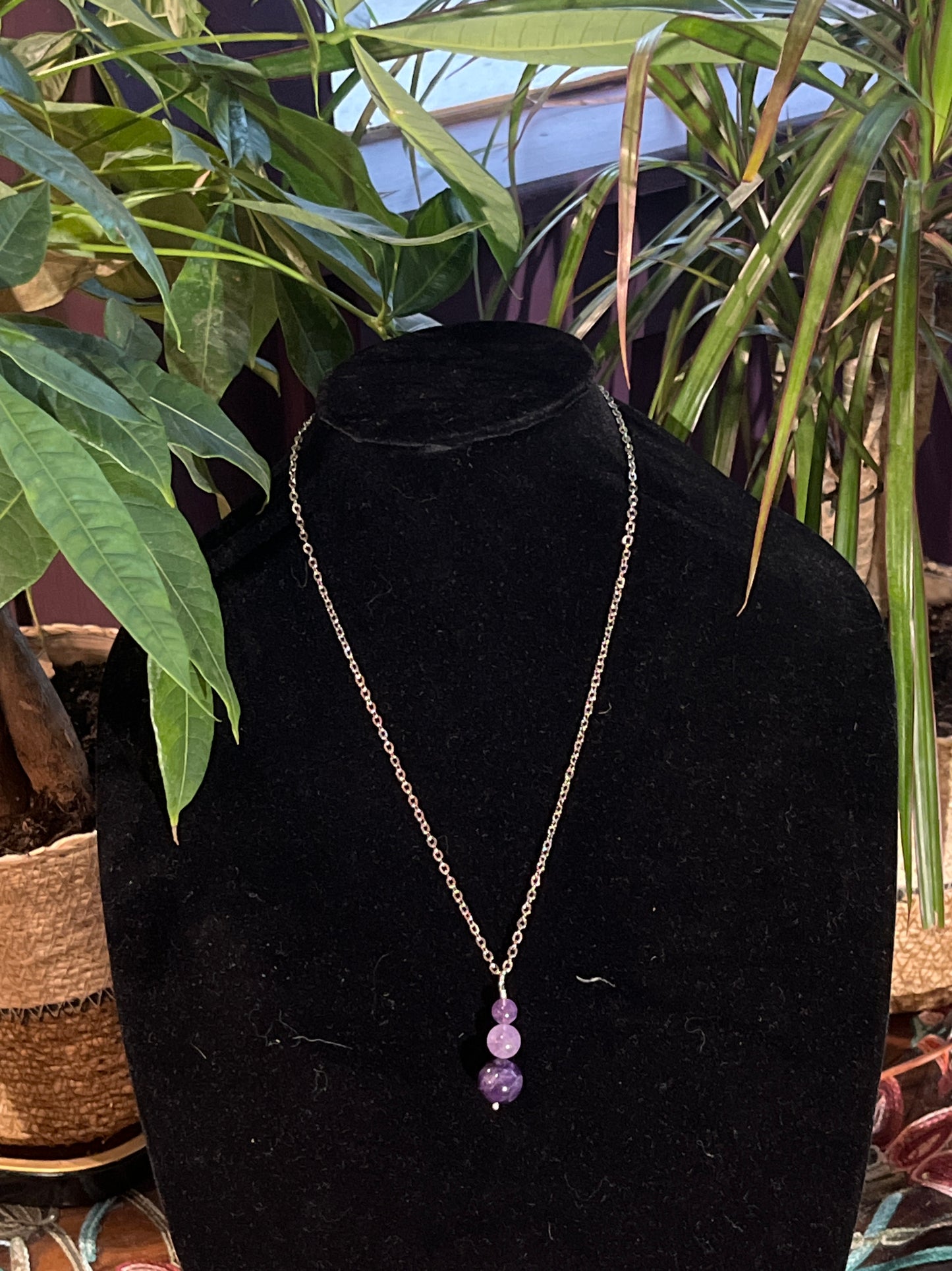 Amethyst  Necklace by Ceilidh Creations