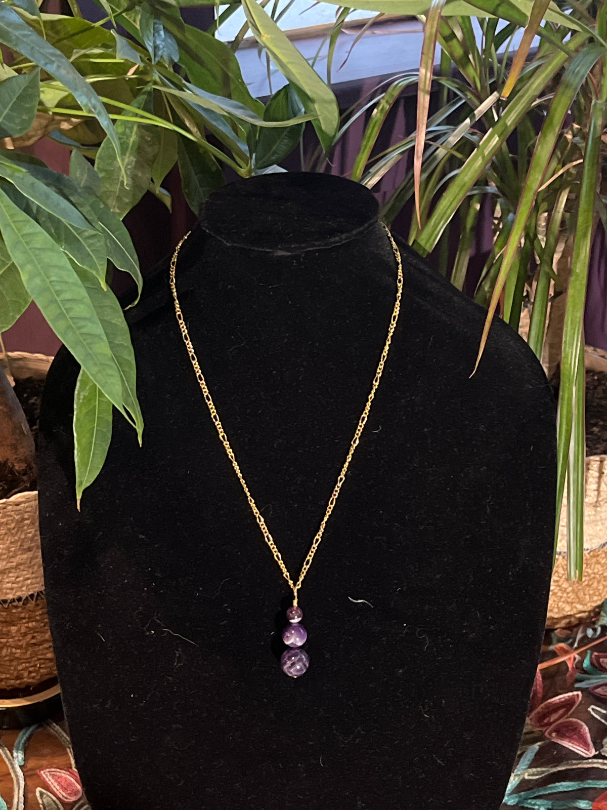 Amethyst  Necklace by Ceilidh Creations