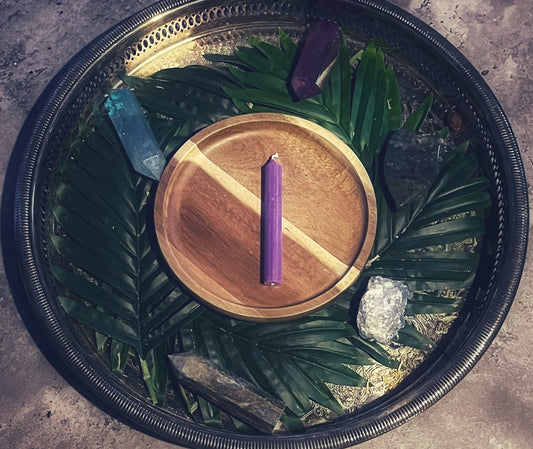 Chime Spell Candle - Purple