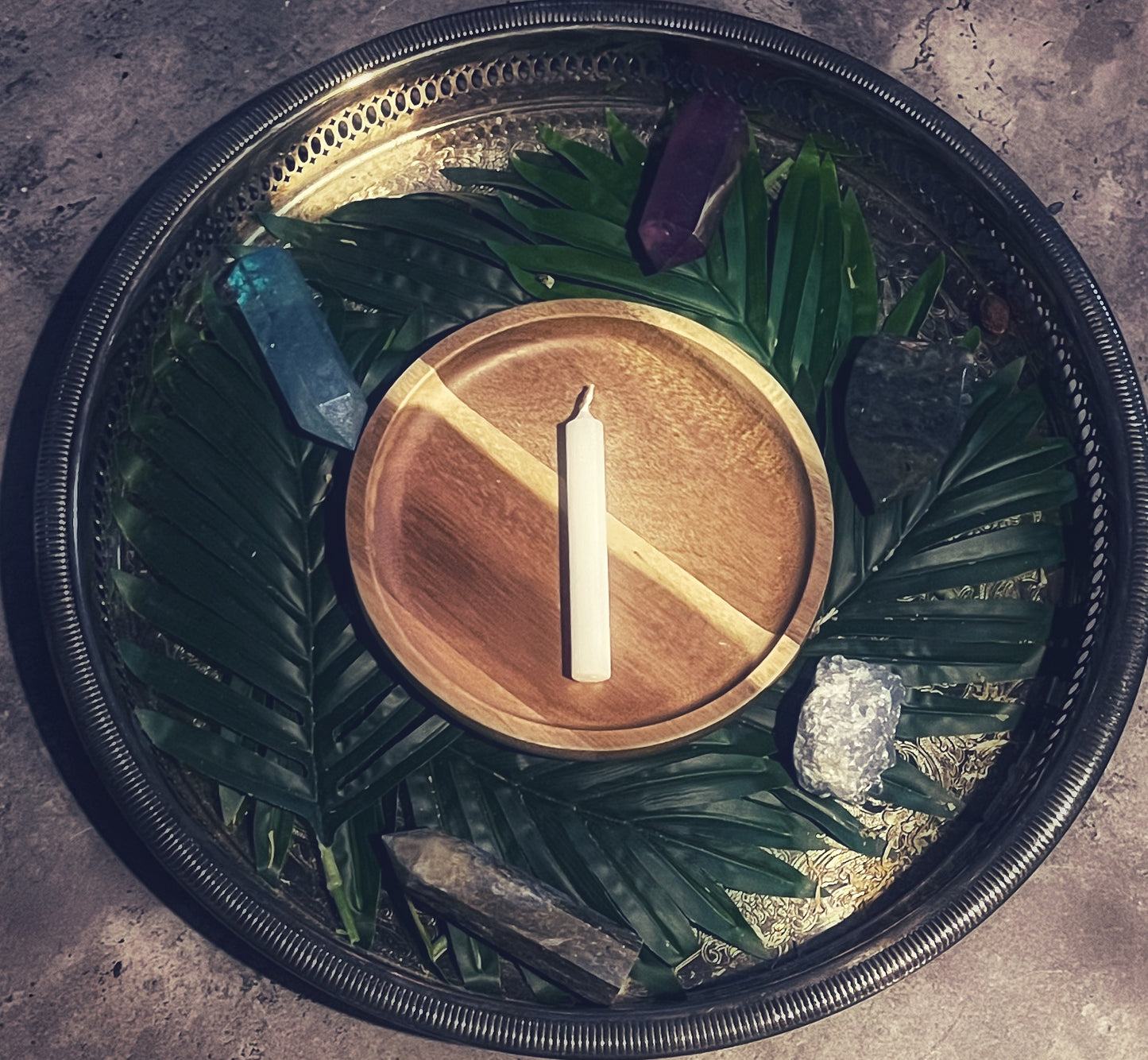 Chime Spell Candle - White