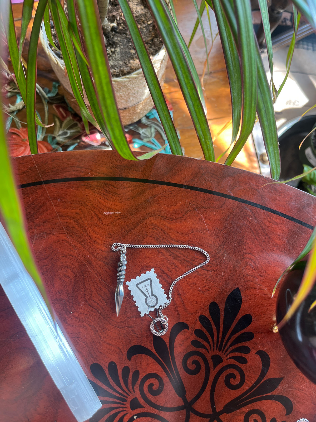 Snake and Dagger Pendulum by Ryascy's Witchy Arts