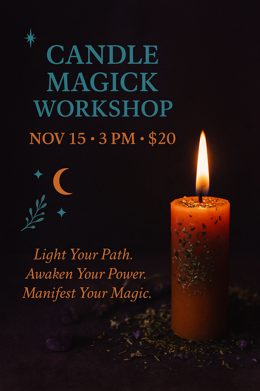 Candle Magick Workshop Nov 15th 3pm