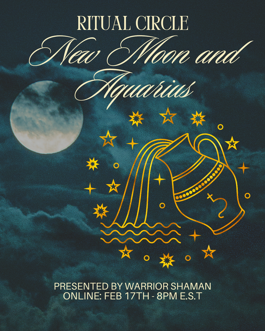 New Moon in Aquarius - Innovation - Bold Courage - Feb 17th - 8pm EST