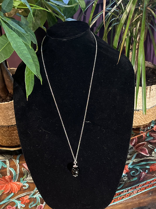 Black Tourmaline Necklace by Ceilidh Creations