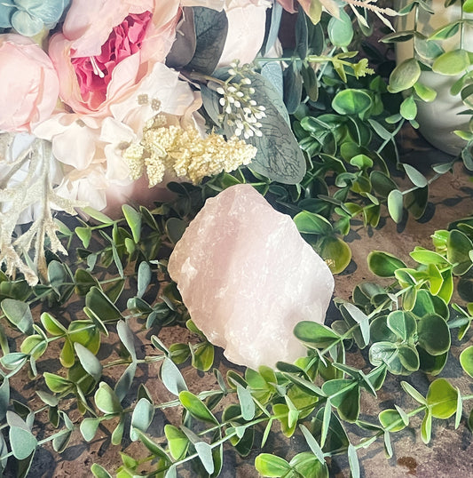 Raw Rose Quartz Chunks