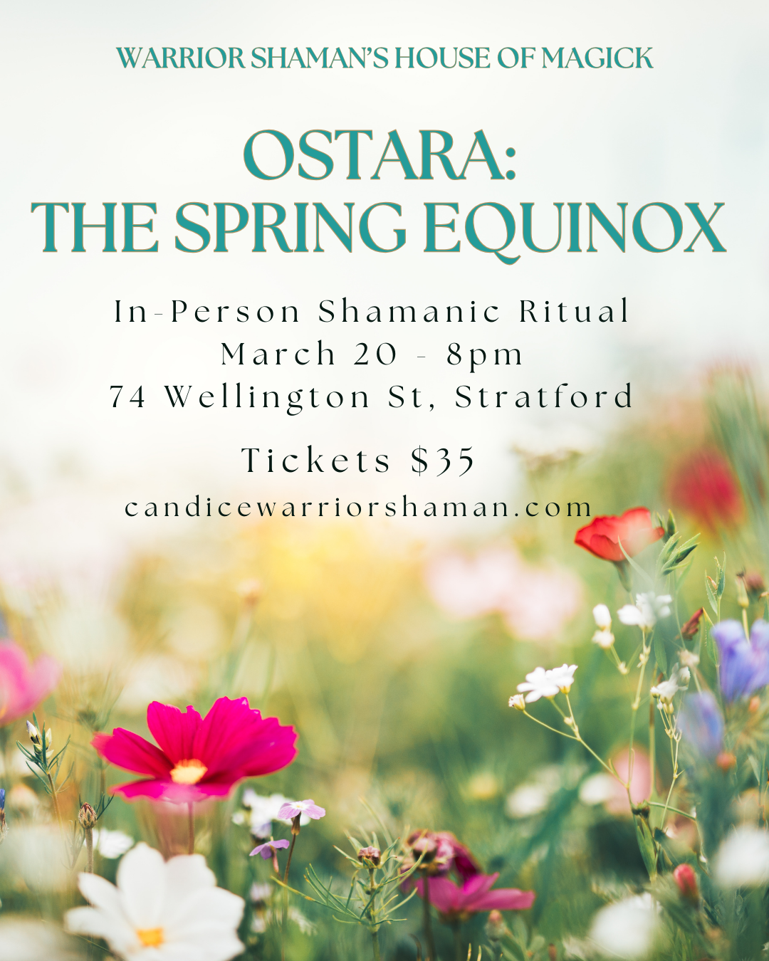 Ostara - Spring Equinox - March 20 - In Person