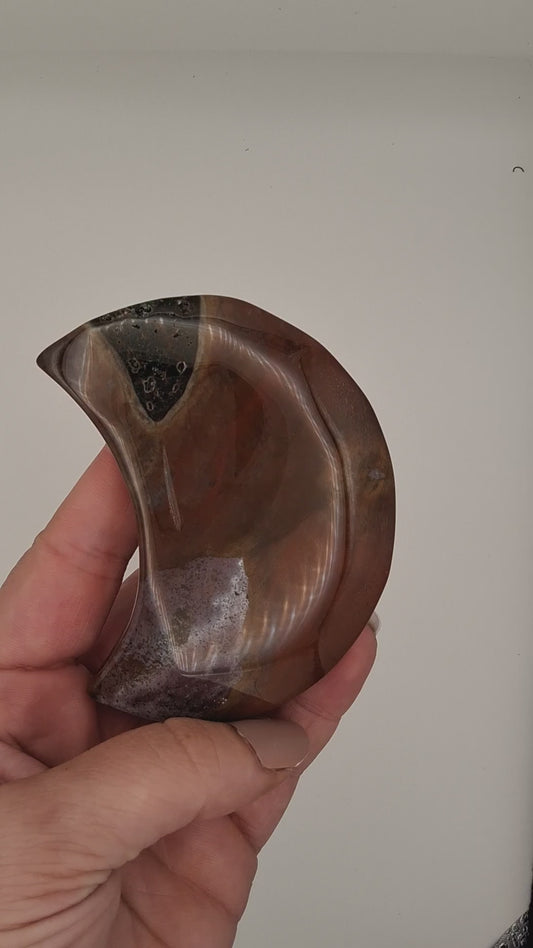 Moss Agate Moon