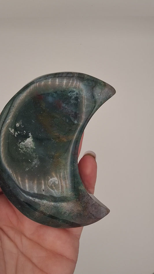 Moss Agate Moon