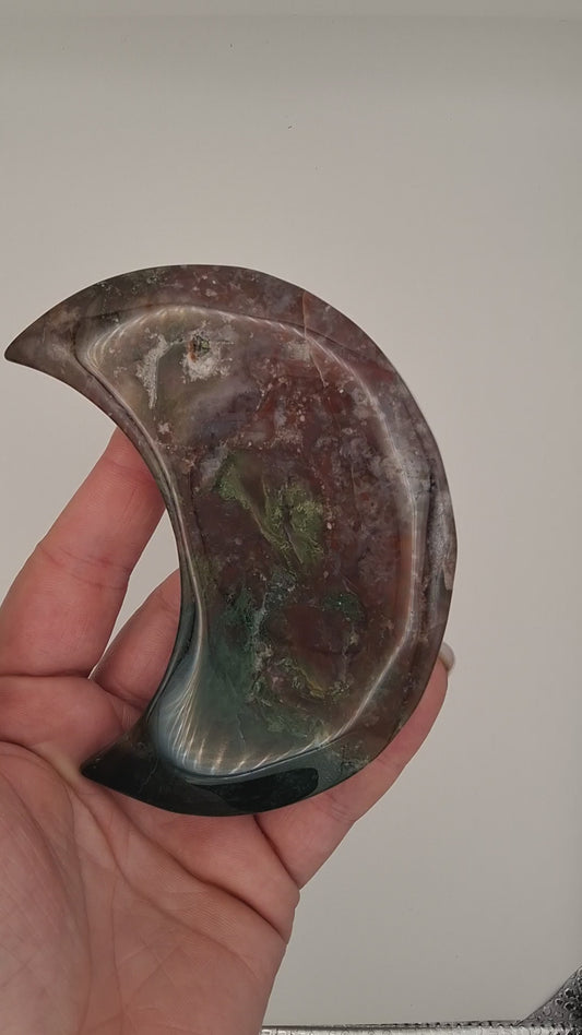 Moss Agate Moon