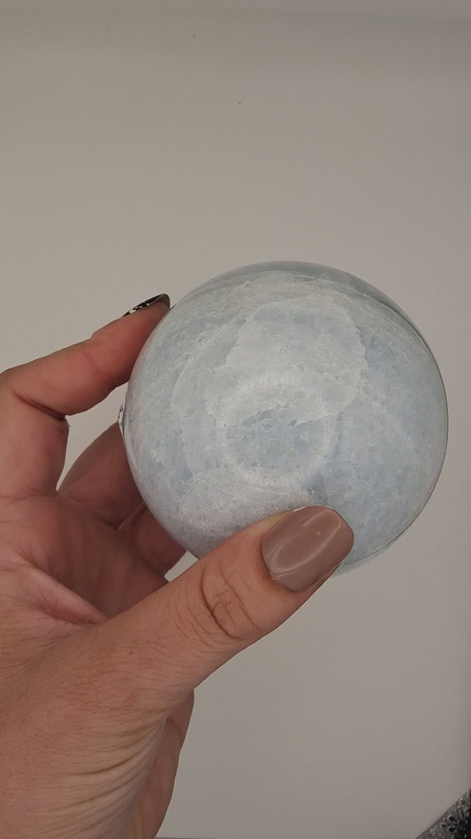 Blue Calcite Sphere