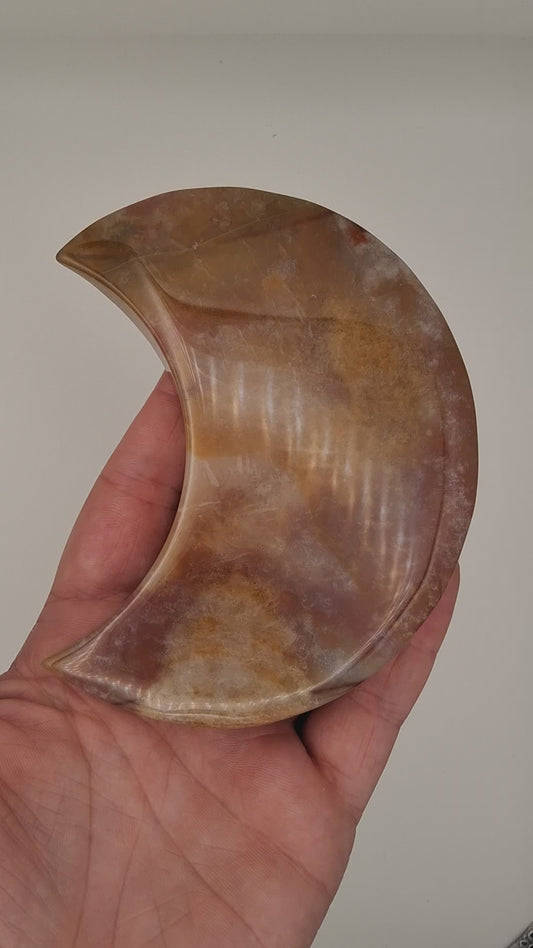 Moss Agate Moon