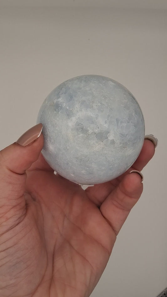 Blue Calcite Sphere