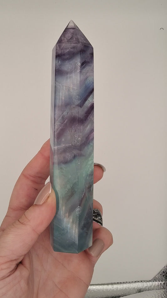 Rainbow Fluorite Tower
