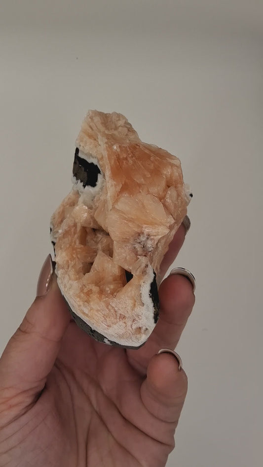 Chalcedony with Stilbite
