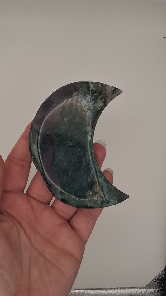 Moss Agate Moon