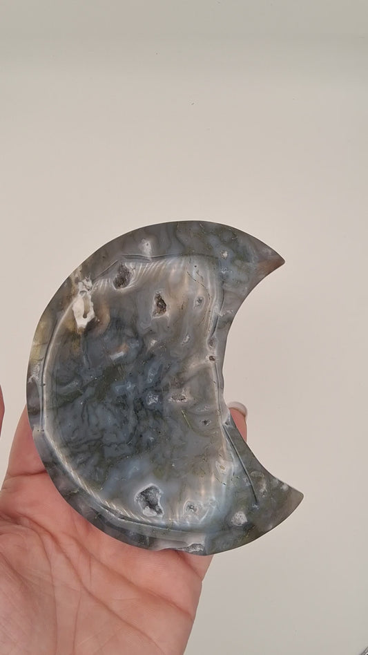 Moss Agate Moon