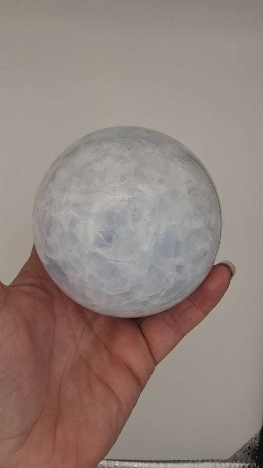 Blue Calcite Sphere