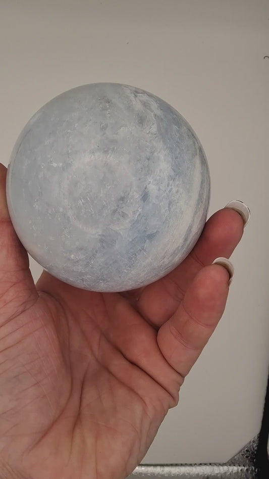 Blue Calcite Sphere