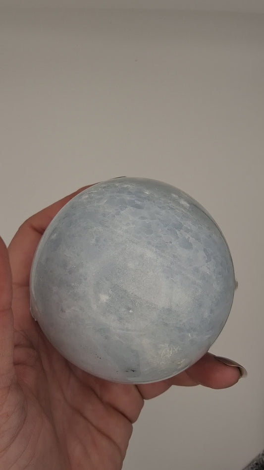 Blue Calcite Sphere