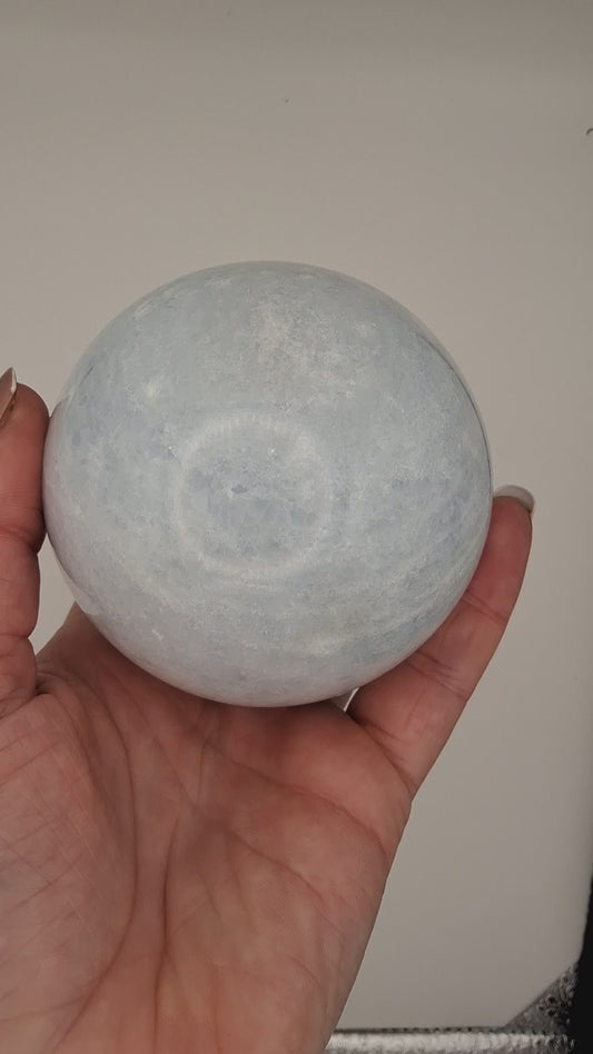 Blue Calcite Sphere