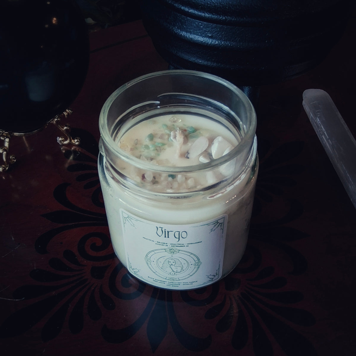 Virgo Zodiac Candle - By Moonlake Ritual Co.