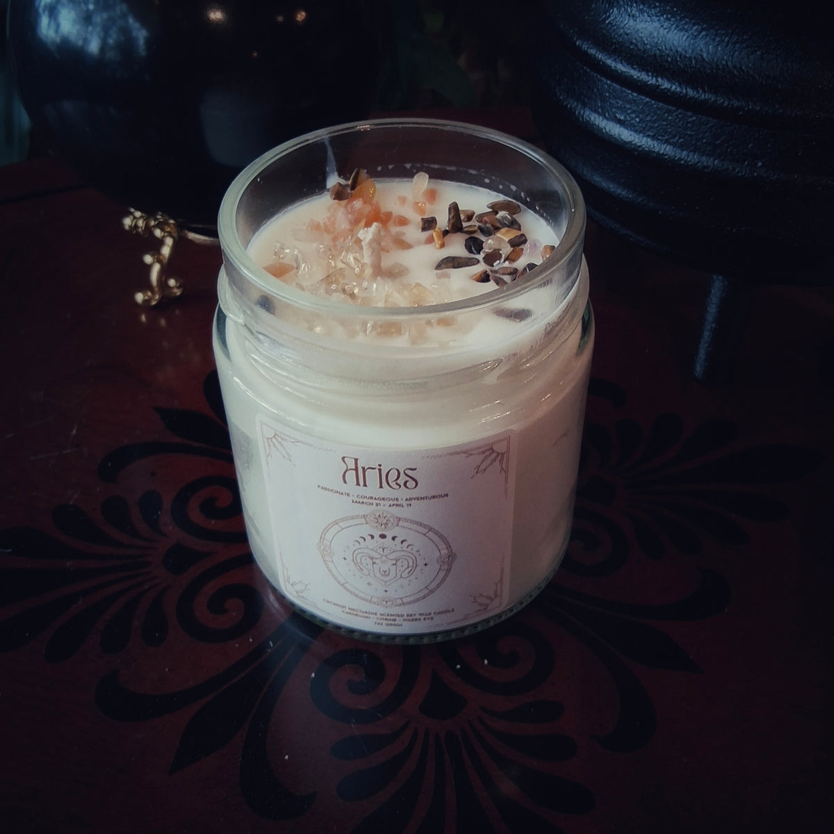 Aries Zodiac Candle - By Moonlake Ritual Co.